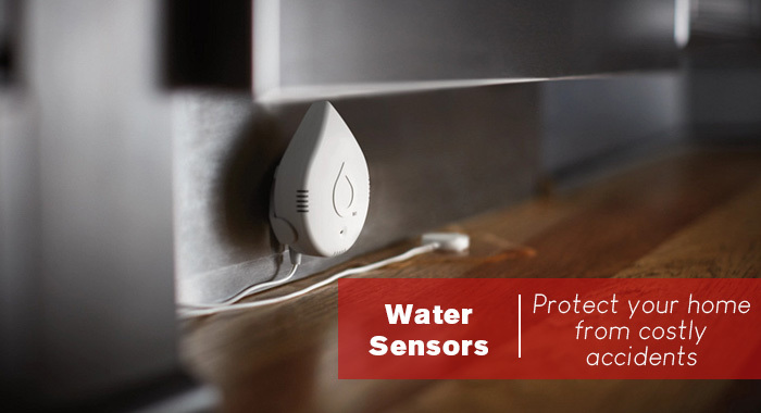 Home security water sensors
