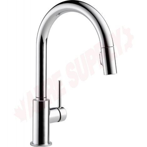 Photo 1 of 9159-DST : Delta Trinsic Single Handle Pull-Down Kitchen Faucet, Chrome