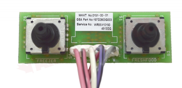 Photo 2 of WG03F00946 : GE Refrigerator Temperature Control Board