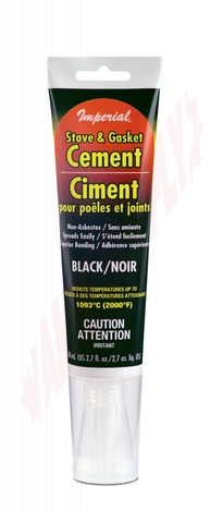 KK0075-A : Imperial Stove & Gasket Cement, 80mL, Black | AMRE Supply