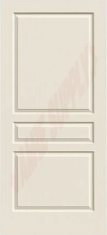 Photo 1 of AVASLAB32X80 : Jeld-Wen Interior Door Slab, Avalon 32 x 80 x 1-3/8 Textured 3 Panel Primed