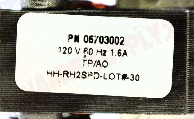 Photo 9 of S97012248 : Broan Nutone Range Hood Motor Assembly