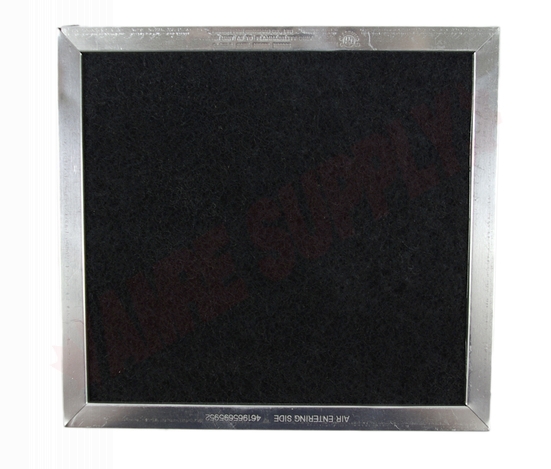 Photo 2 of 8206444A : Whirlpool Microwave Range Hood Charcoal Odour Filter, 6-11/32 x 6-7/8 x 3/8