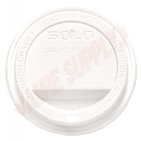 Photo 2 of 18206005 : Solo Traveler Dome Hot Cup Lid, White, 1000/Case