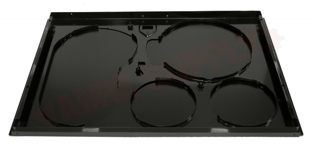 Photo 3 of WS01L01435 : GE WS01L01435 Range Main Cooktop Glass Assembly, Black     