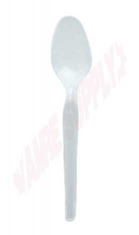 Photo 2 of 75002494 : Prime Source Plastic Teaspoon, White, 1000/Case