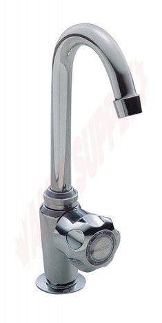 Photo 1 of 27W355LF : Waltec Single Handle Bar Faucet, Compression, Crown Handle, Chrome