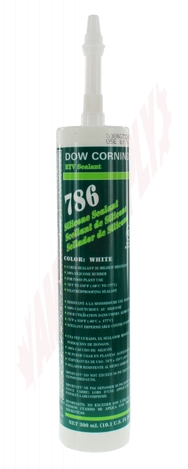 Photo 1 of DOW786WH : Dow Corning 786 Silicone Sealant, White, 300mL