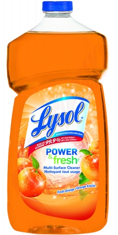 Photo 1 of RC78910 : Lysol All Purpose Cleaner, Orange Scent, 1.2L
