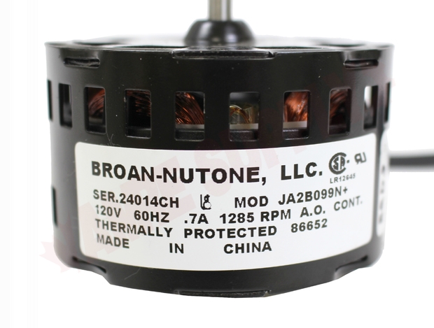 Venmar Broan Nutone 86652000 Genuine OEM Ventilation Fan Motor