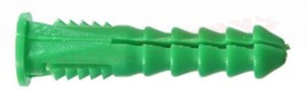 Photo 2 of PA516MK : Reliable Fasteners Plastic Anchor, #12-14 x 5/16, 12/Pack