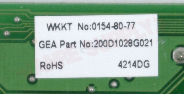 Photo 11 of WR01F00253 : GE WR01F00253 Refrigerator Temperature Control Board