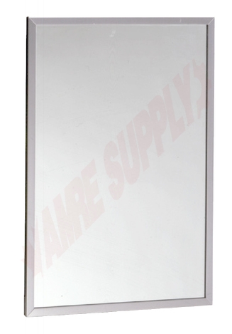 Photo 1 of B-165-1836 : Bobrick Commercial Channel Framed Mirror, 18 x 36