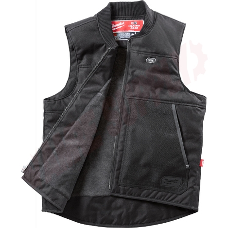 Photo 3 of 2173-L : Milwaukee M12 Cordless Heated Ripstop Vest, Large, Black