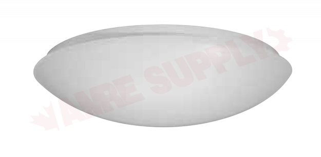 Photo 1 of 63302 : Standard Lighting 14 Flush Mount, White, Frosted Acrylic Round, 25W LED Included, 3000K