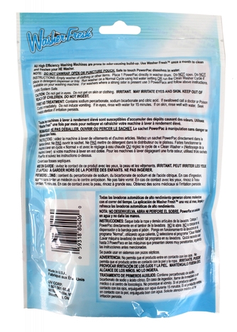 Photo 2 of 80406 : WasherFresh HE Washer Cleaner, 6 Tablets