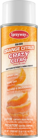 Photo 1 of 985W : Sprayway Orange Citrus Crazy Clean Degreaser, 539g