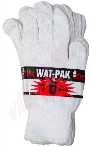 Photo 2 of 603-L : Watson White Knight Poly/Cotton Glove Liner, Large, 6/Pack