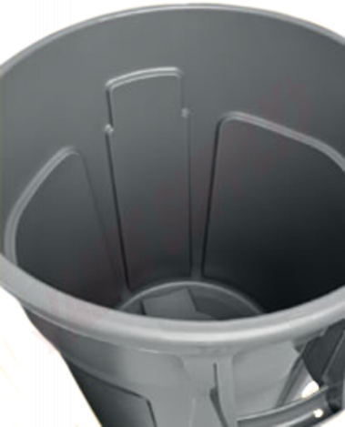 Photo 4 of 264360BLA : Rubbermaid BRUTE Container, 44 gal., Black