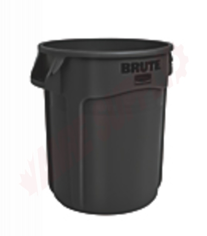 Photo 1 of 1779734 : Rubbermaid BRUTE Container, 20 gal., Black