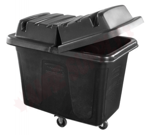 Photo 2 of 1867538 : Rubbermaid Executive Series Cube Truck, 12 cu. ft., Quiet Casters