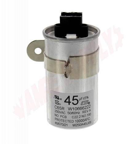 Photo 1 of W10804665 : Whirlpool Top Load Washer Start Capacitor