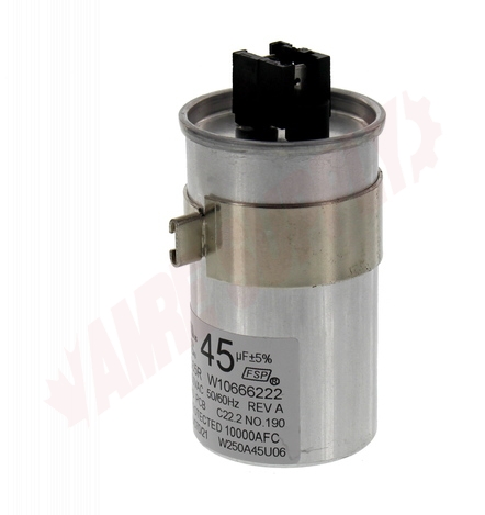 Photo 2 of W10804665 : Whirlpool Top Load Washer Start Capacitor