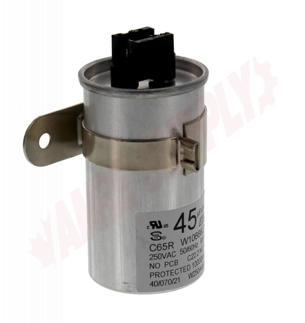 Photo 9 of W10804665 : Whirlpool Top Load Washer Start Capacitor
