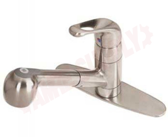 Photo 1 of 2192-426 : Aqua-Dynamic Single Lever Pull-Out Kitchen Faucet, Brushed Nickel