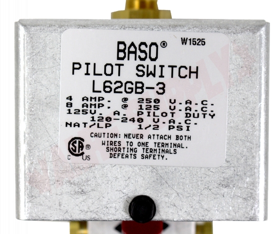 Photo 10 of L62GB-3C : Baso Safety Shutoff Pilot Switch Nat/LP Gas