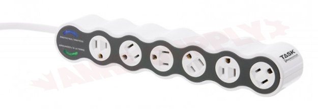 Photo 1 of T43411 : Task Tools PowerCurve Rotating Surge Protector, 6 Outlet