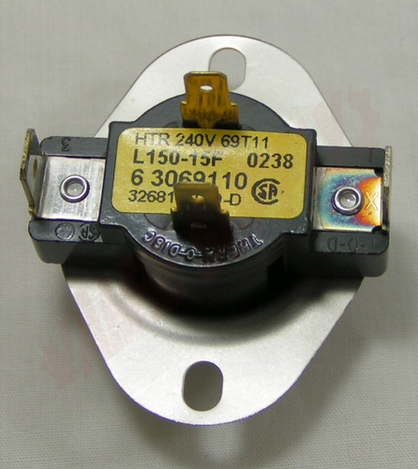 Photo 3 of WP3387137 : Whirlpool Dryer Internal Bias Cycling Thermostat
