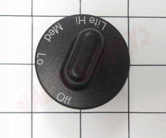 Photo 4 of WP71001641 : Whirlpool WP71001641 Range Burner Control Knob, Black