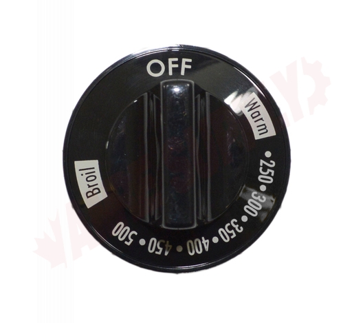 Photo 1 of WP74002419 : Whirlpool Range Oven Thermostat Control Knob, Black