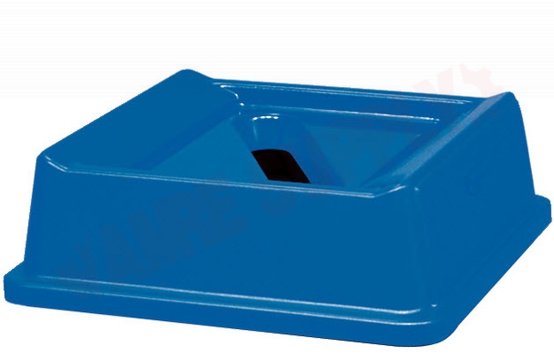 Photo 1 of 279400DBLUE : Rubbermaid Untouchable Paper Recycling Top