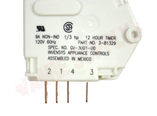 Photo 9 of WP3-81329 : Whirlpool WP3-81329 Refrigerator Defrost Timer