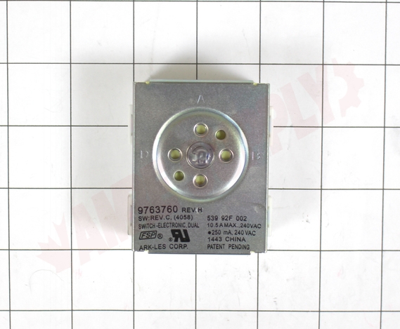 Photo 10 of WP9763760 : Whirlpool Range Surface Element Switch