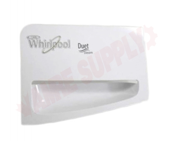 Photo 1 of WPW10446403 : Whirlpool WPW10446403 Washer Detergent Dispenser Drawer Handle, White