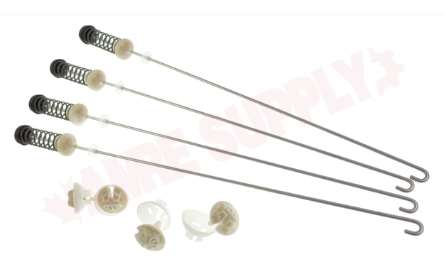 Photo 2 of W10780048 : Whirlpool W10780048 Top Load Washer Suspension Rod Kit, 4/Pack