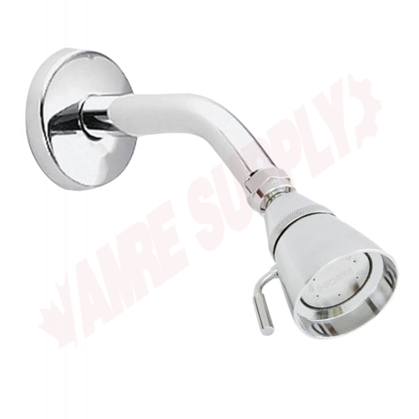 Photo 1 of 12894 : Moen Easy Clean Deluxe Shower Head, with Arm and Flange, Chrome