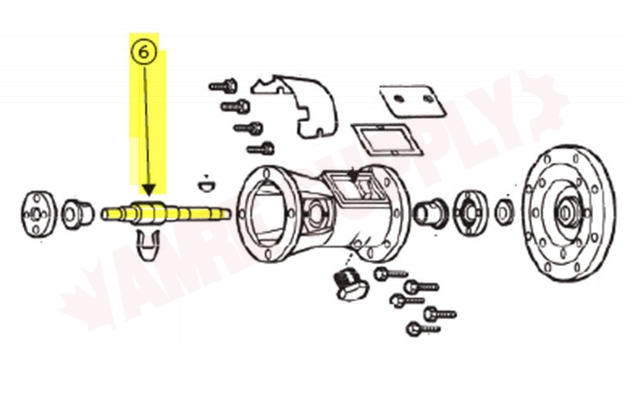 Photo 2 of 816354-041 : Armstrong Shaft & Sleeve for Bearing Assembly S-69, H-63 to H-68