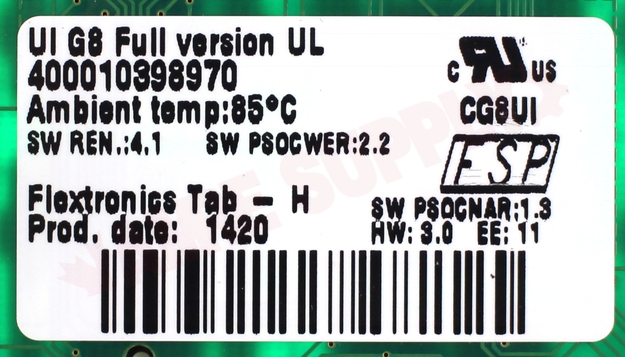 Photo 6 of WPW10328453 : Whirlpool WPW10328453 Range User Control Display Board