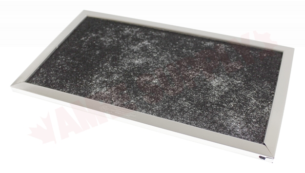 Photo 1 of W10112514A : Whirlpool Microwave Range Hood Charcoal Odour Filter, 11-1/16 x 6-1/4 x 5/16