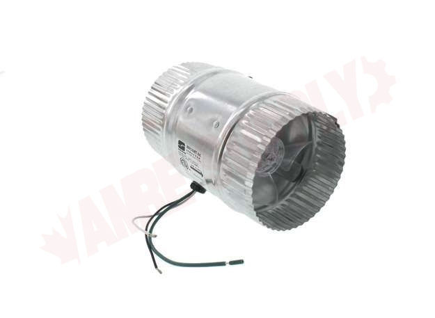 Photo 1 of T9-DB204C : In-Line Duct Booster Fan, 4 Dia, 80 CFM, 115V, with Cord