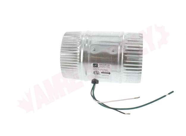 Photo 8 of T9-DB204C : In-Line Duct Booster Fan, 4 Dia, 80 CFM, 115V, with Cord