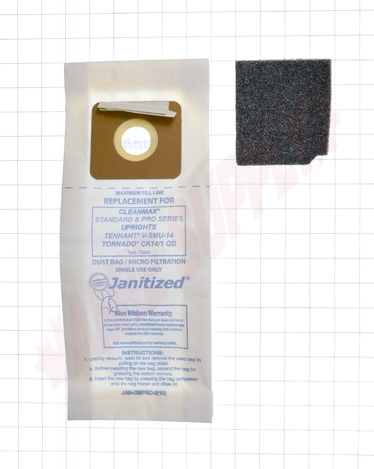 Photo 7 of JAN-CMPRO-10 : Janitized Vacuum Bags, VAC5000T, 10/Pack