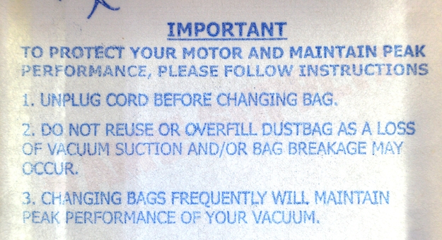 Photo 8 of JAN-CMPRO-10 : Janitized Vacuum Bags, VAC5000T, 10/Pack
