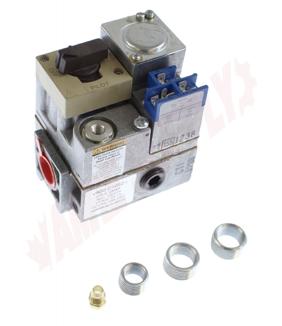 Photo 9 of V800C1052 : Honeywell Standing Pilot Gas Valve, 3/4 x 3/4, 24VAC, Step Opening, Single Stage, 3.5 WC, 1/2 Side Outlet