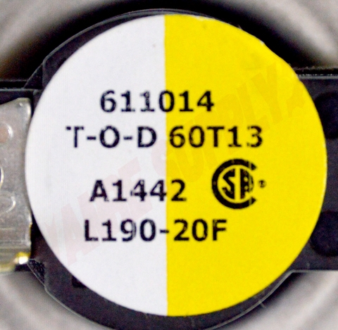 Photo 12 of 3L03-190 : Emerson White-Rodgers Snap Disc Limit Control, 190°F Cut-In, 170°F Cut-Out