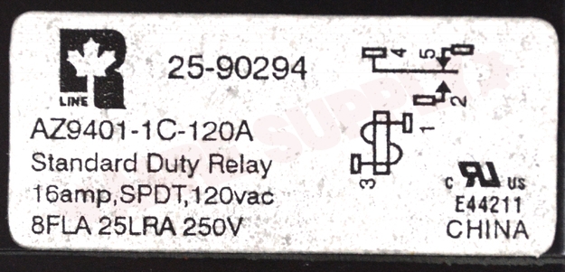 Photo 12 of 25-90294 : SPDT Standard Duty Enclosed Fan Relay, 120V